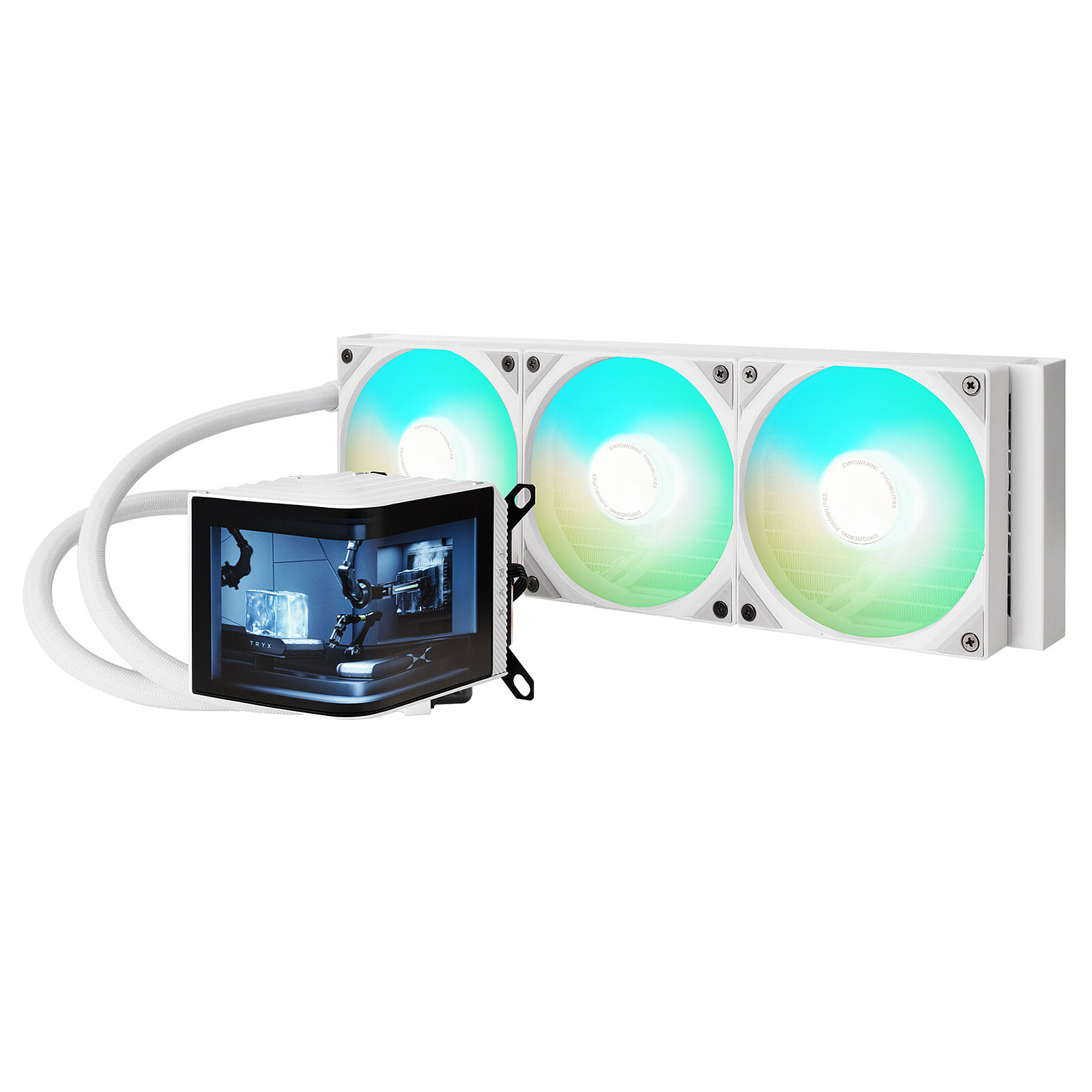 WATERCOOLING TRYX PANORAMA SE 360 WHITE ARGB LCD-2K CURVED AMOLED